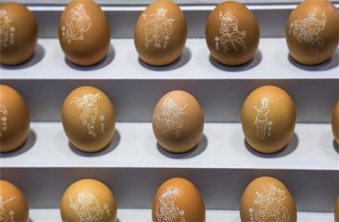 雞蛋殼激光打標(biāo)案例圖片 雞蛋表面激光打標(biāo)案例