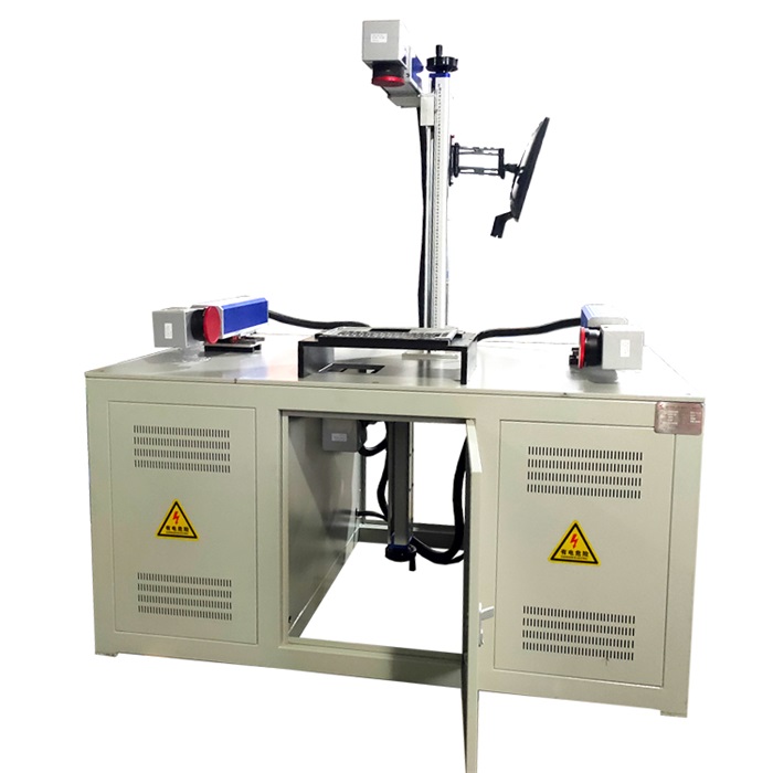 四工位自動激光打標機 四工位自動激光打標機